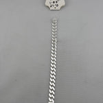 Silver Curb Link Bracelet 925 – Flat Chain