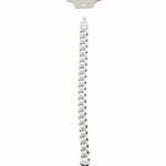 Silver Diamond Cut Curb Link Bracelet 925 – Faceted Flat Chain