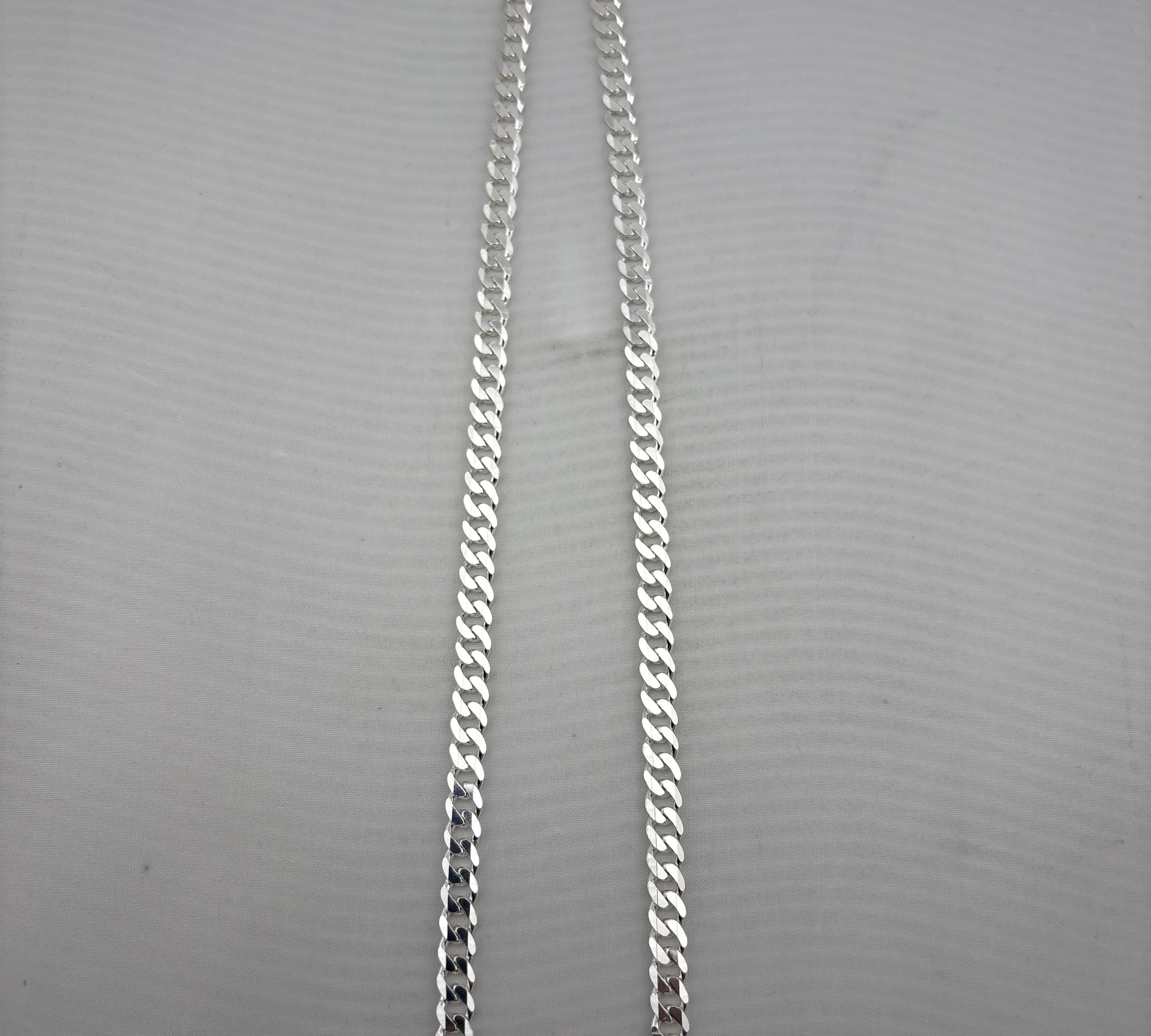 Curb Chain Silver Anklet 10 Inch – 925 Sterling Silver Heavy Chain Anklet