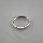 Kids Greek Key Silver Kada – 925 Sterling Silver Baby Bangle Bracelet with Meander Design