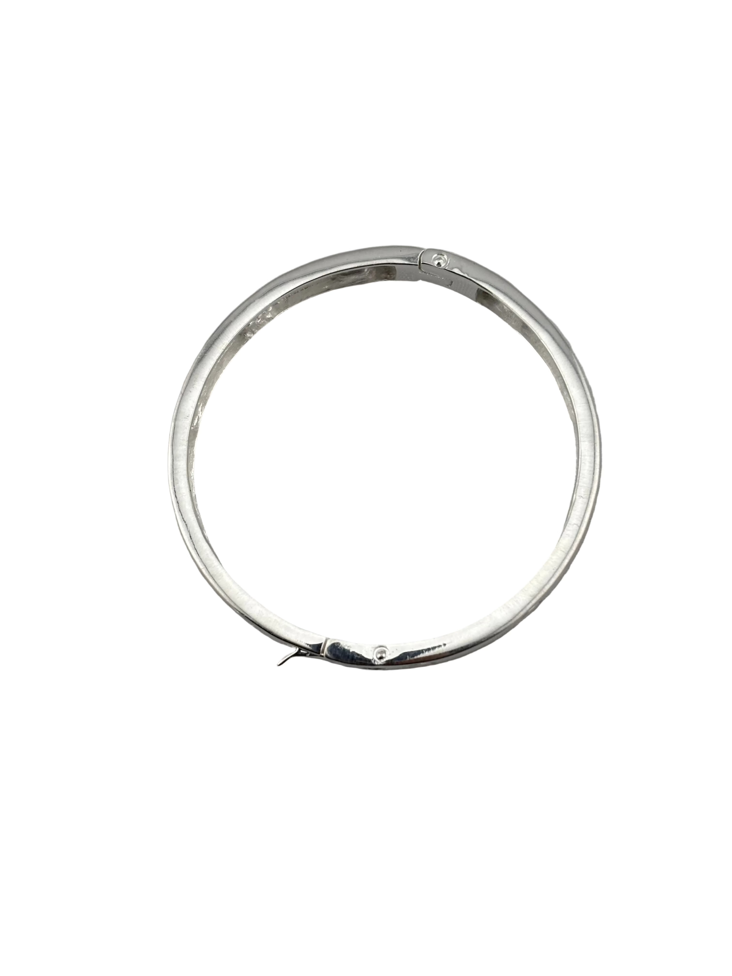 Kids Screw Design Silver Kada – 925 Sterling Silver Baby Kada Bracelet Minimal Style (Single)