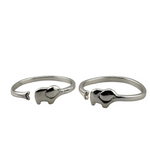 Kids Elephant Silver Kada – 925 Sterling Silver Baby Bracelet Open Kada Cute Animal Design