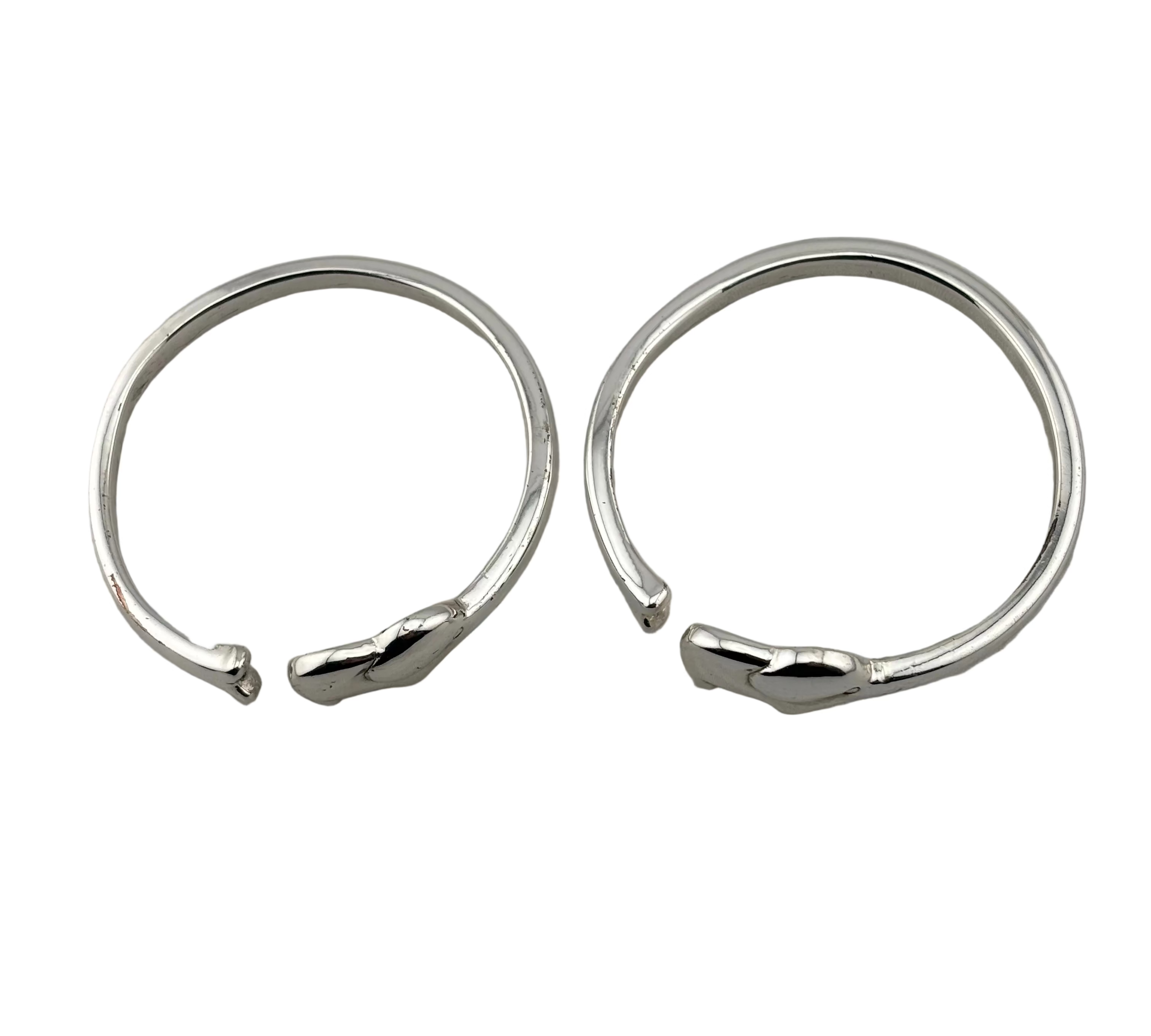Kids Elephant Silver Kada – 925 Sterling Silver Baby Bracelet Open Kada Cute Animal Design