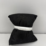 Kids Silver Engraved Kada – 925 Sterling Silver Baby Bracelet Textured Pattern Adjustable Baby
