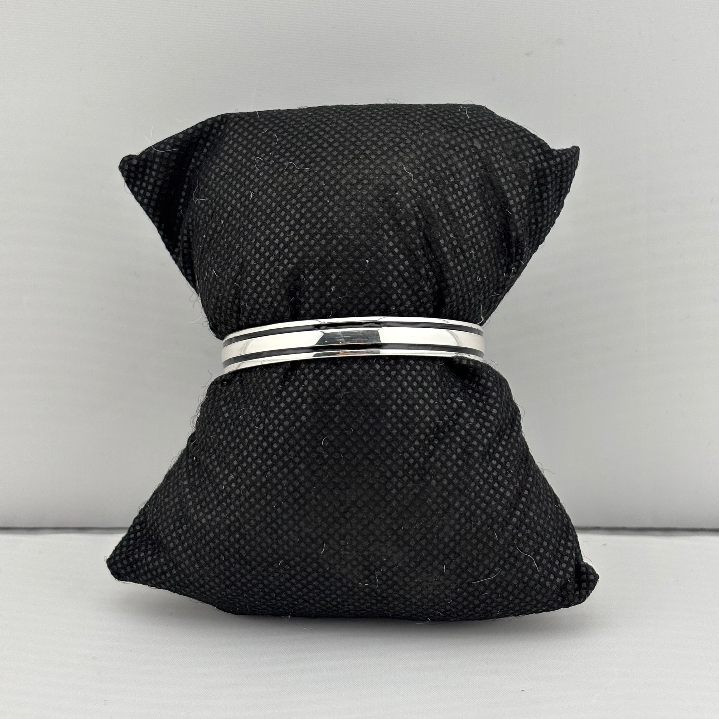 Double Band Silver Kada – 925 Sterling Silver Bracelet Polished Dual Layer Design