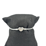Charm Beaded Silver Bracelet – 925 Sterling Silver Kada with Designer Charms & Tassel