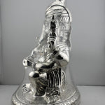 999 Pure Silver Lord Ganesha Idol with Turban Design – Ganpati Murti