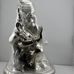 999 Pure Silver Lord Ganesha Idol with Turban Design – Ganpati Murti