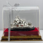 999 Pure Silver Reclining Lord Ganesha Idol 60g – Ganpati Murti