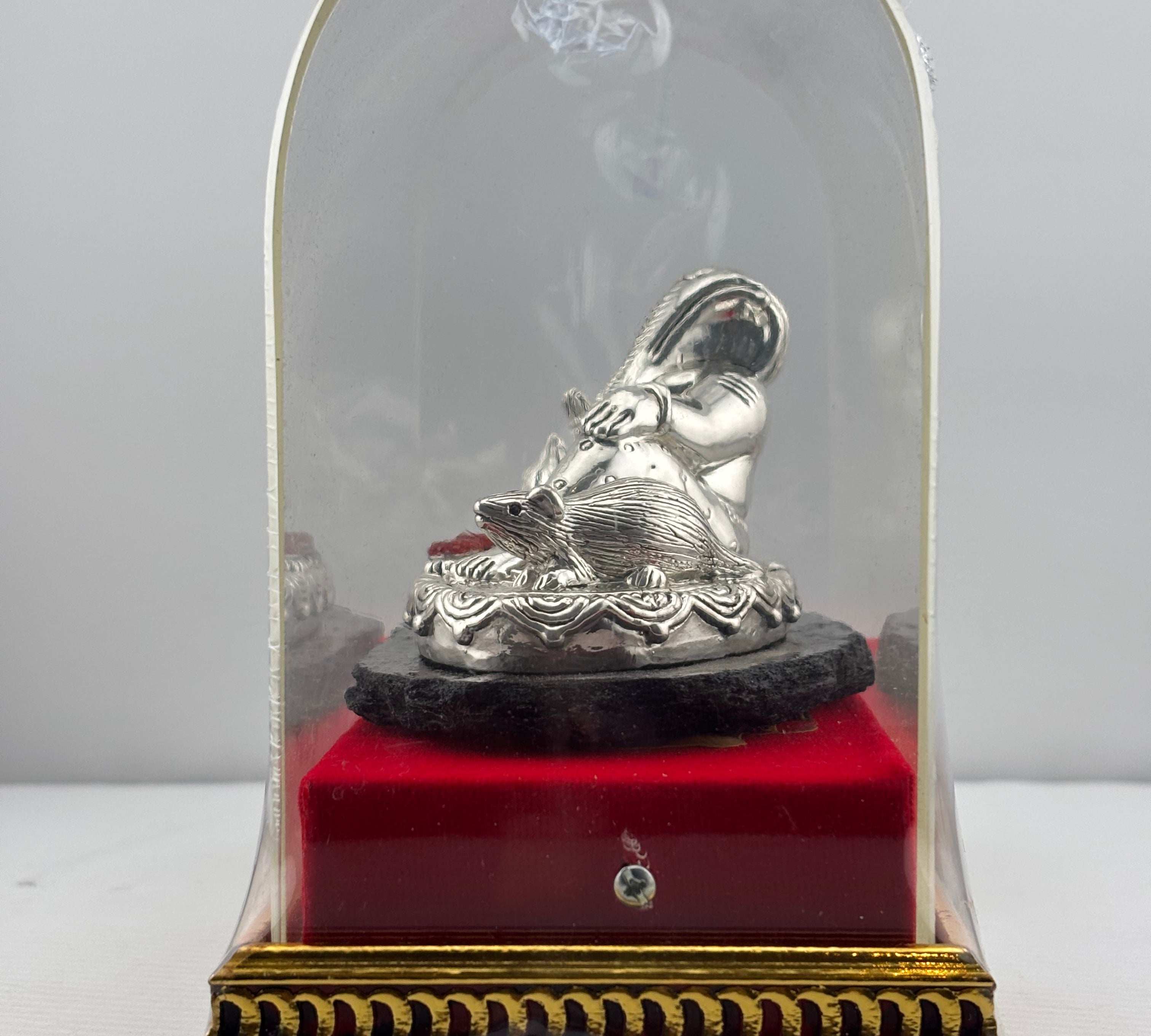 999 Pure Silver Reclining Lord Ganesha Idol 60g – Ganpati Murti