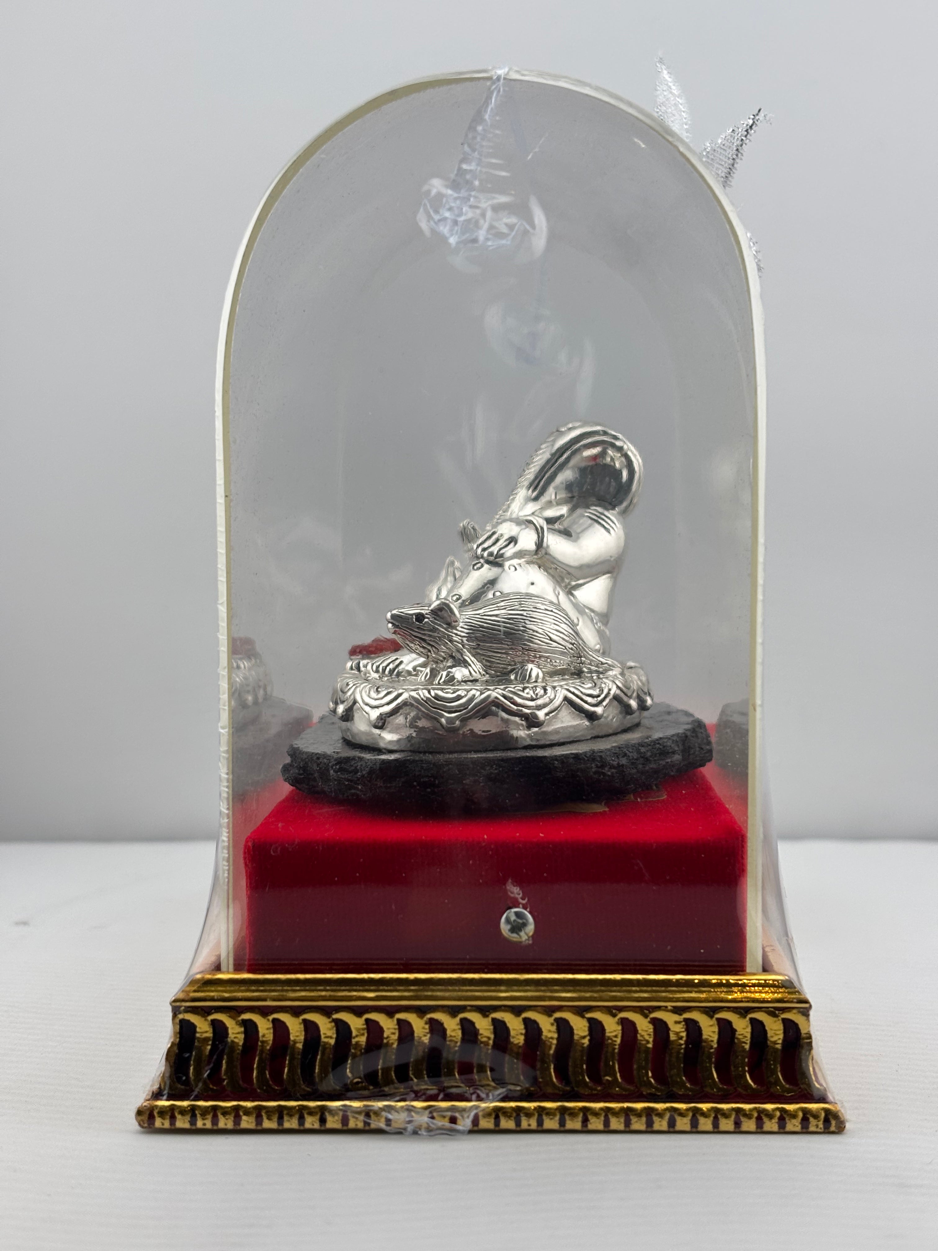 999 Pure Silver Reclining Lord Ganesha Idol 60g – Ganpati Murti