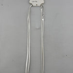 Smooth Flat Link Silver Chain 925