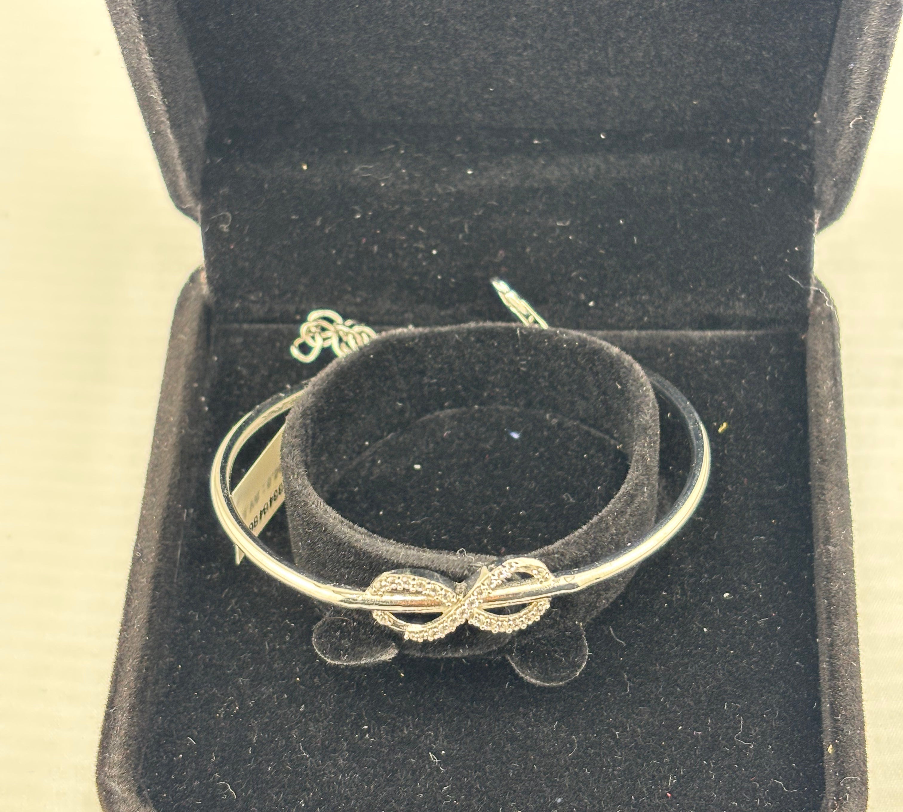 925 Sterling Silver Infinity CZ Women’s Bracelet | 6g