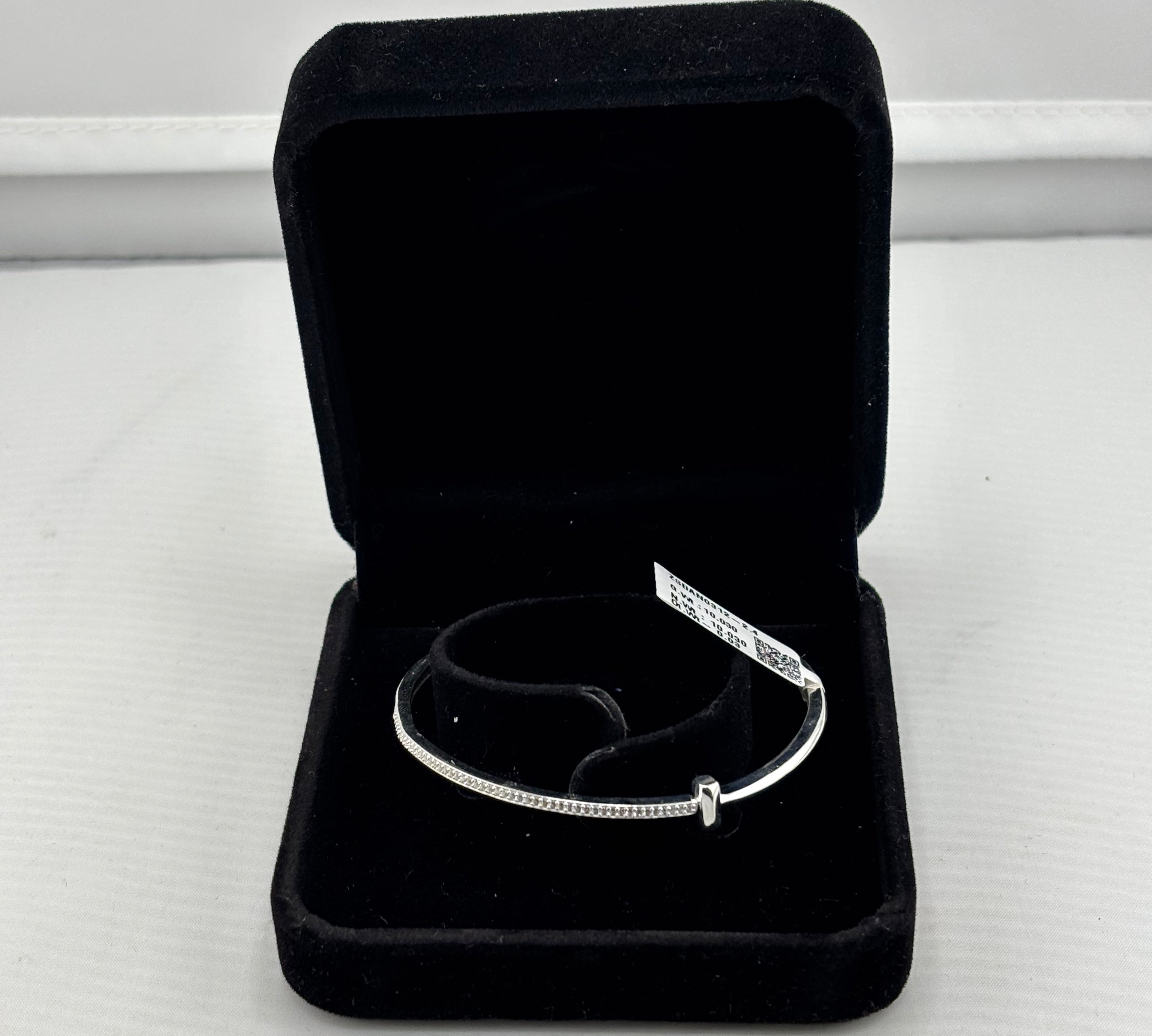 925 Sterling Silver Minimal CZ Women’s Bracelet | 10g