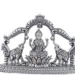 Silver Maa Lakshmi Idol – Spiritual Murti for Temple Decor & Festivals