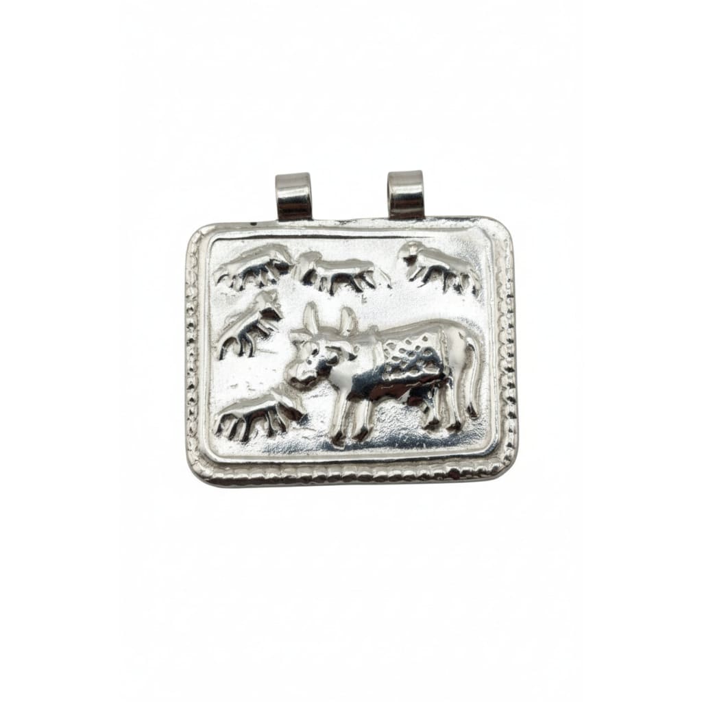 Ahoi Mata Silver Gau Maata (Sacred Cow) Pendant 3.61g
