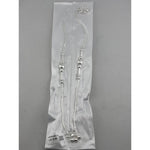 Beaded Bar Center Anklet – 925 Sterling Silver – Adjustable – 23g