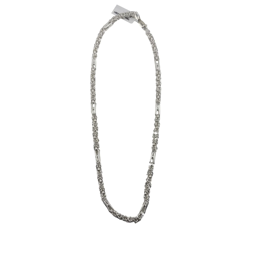Byzantine Silver Chain 925 Sterling Silver (20 Inch, 43g)