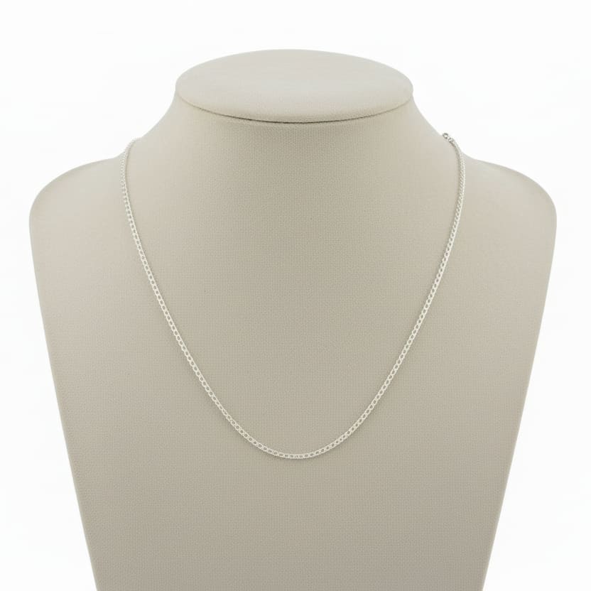 Charm Drop Silver Chain in 925 Sterling Silver