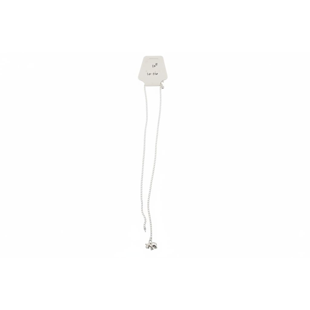 Charm Drop Silver Chain in 925 Sterling Silver