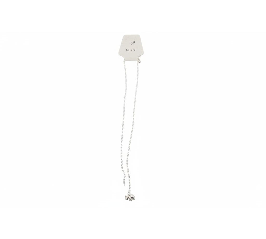 Charm Drop Silver Chain in 925 Sterling Silver