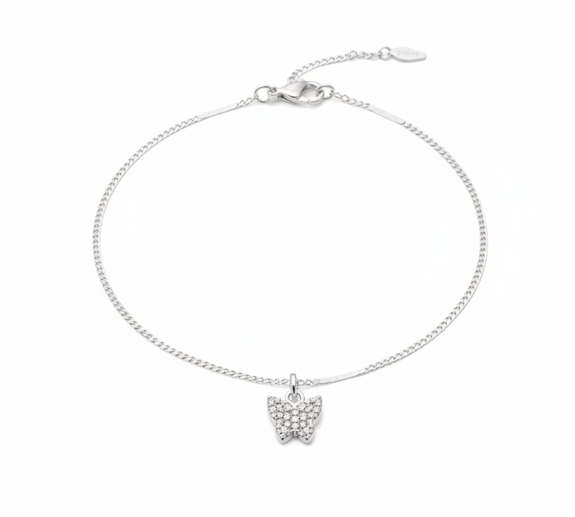 Classic Chain Anklet – 925 Sterling Silver – Minimal Everyday Design-6g