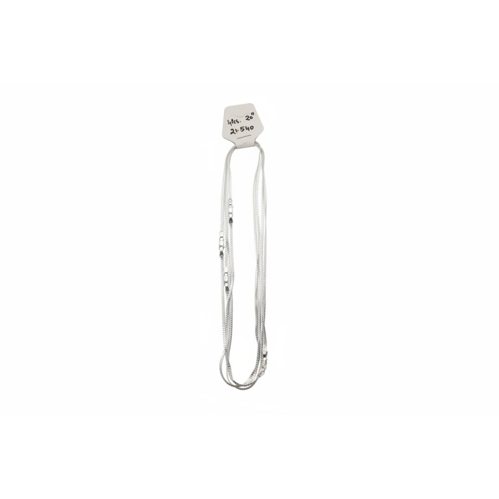 Flat Curb Silver Chain 925