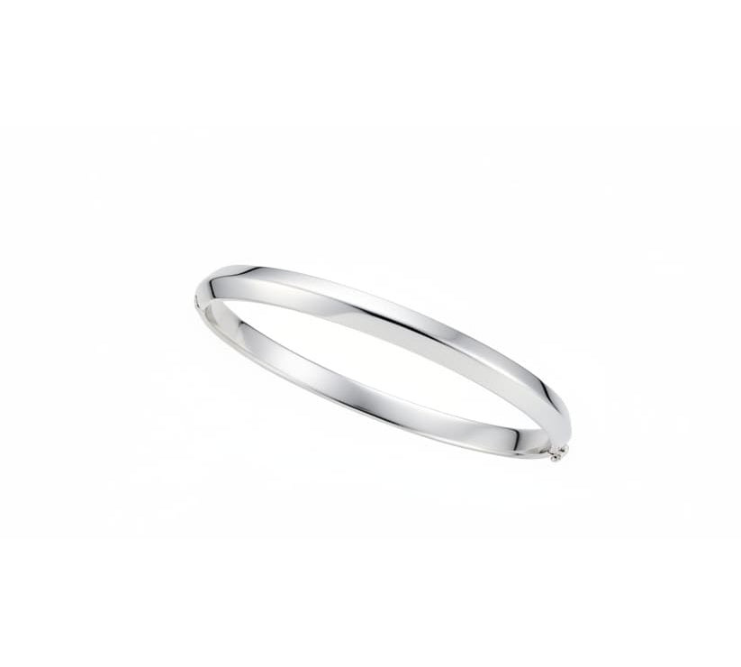 Classic Silver Texture Kada – 925 Sterling Silver Bracelet