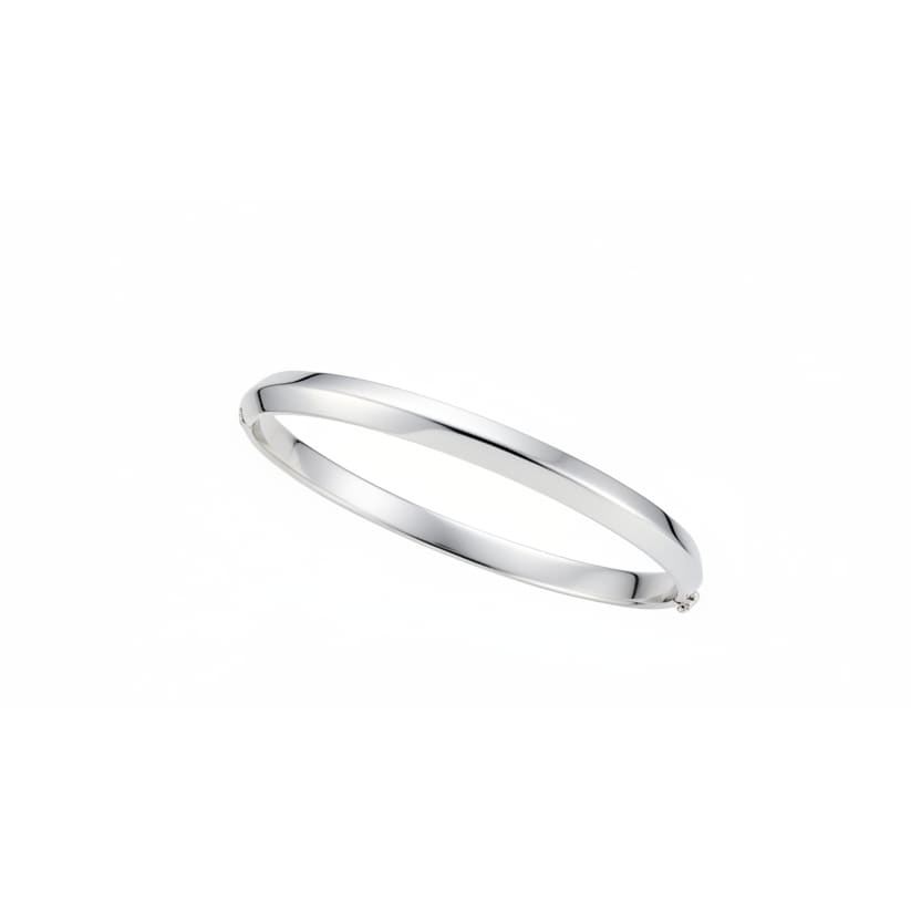 Classic Silver Texture Kada – 925 Sterling Silver Bracelet