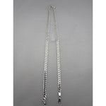 Curb Chain Silver Anklet 10 Inch – 925 Sterling Silver Heavy Chain Anklet