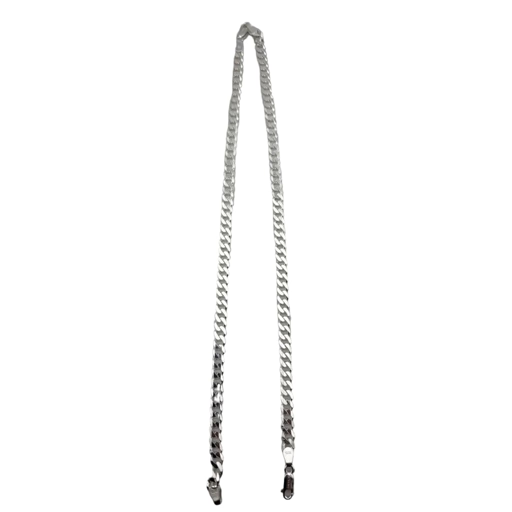 Curb Chain Silver Anklet 10 Inch – 925 Sterling Silver