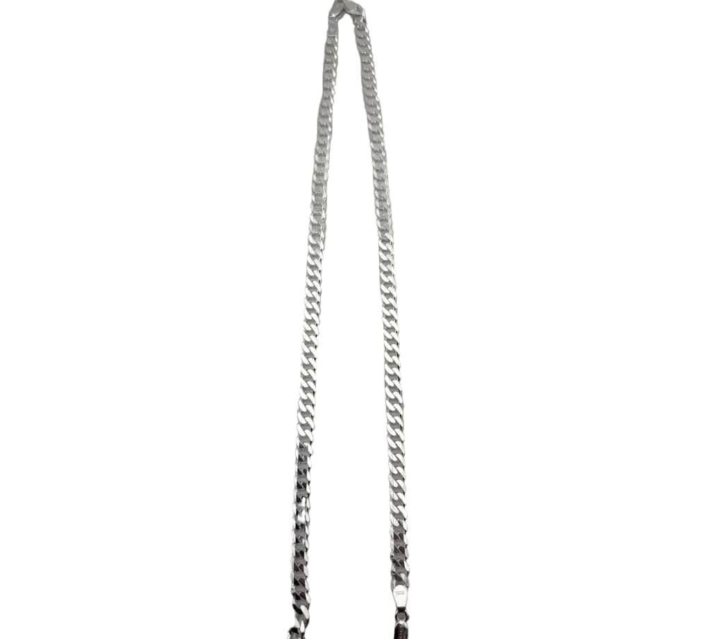 Curb Chain Silver Anklet 10 Inch – 925 Sterling Silver