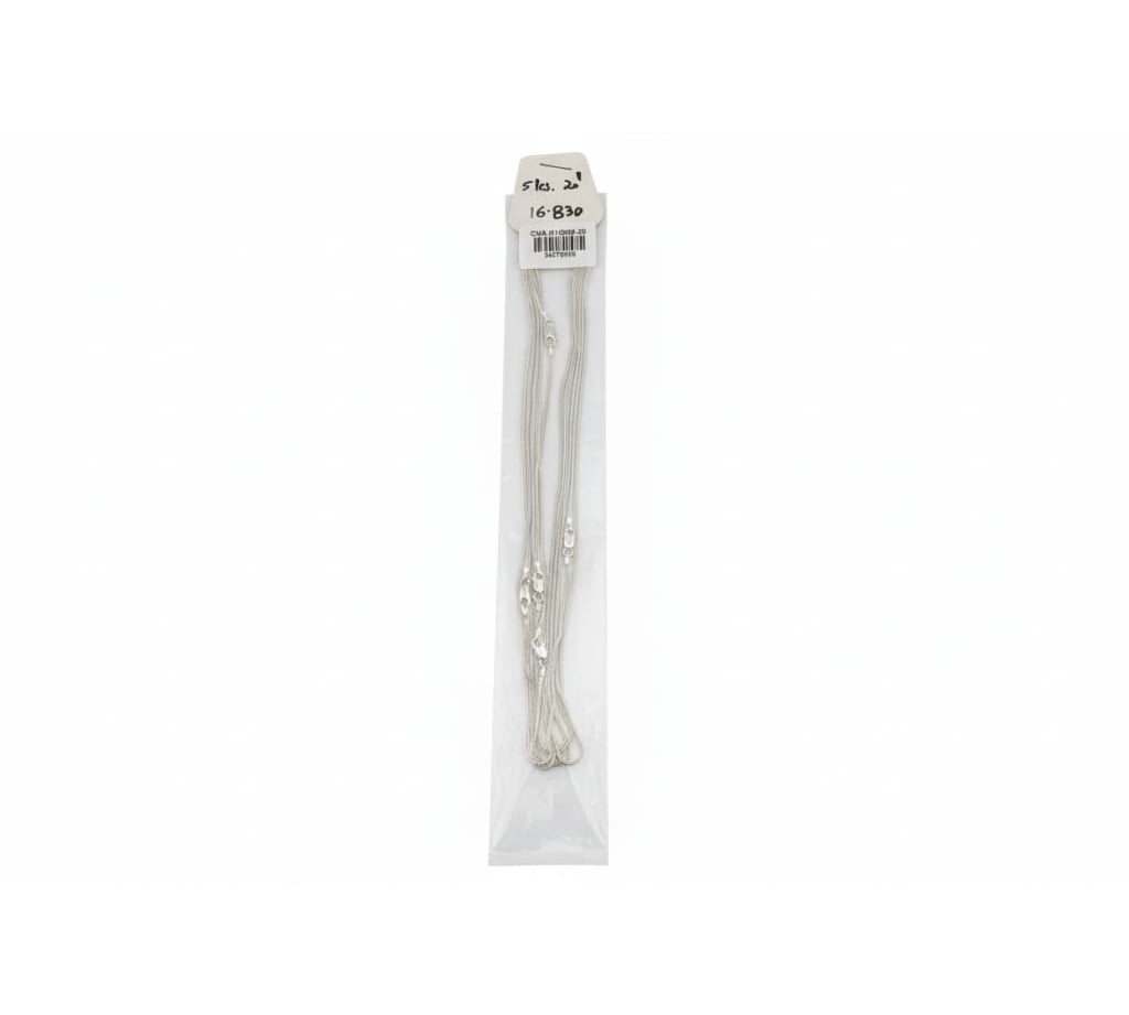 Delicate Snake Silver Chain in 925 Sterling Silver