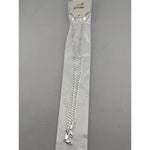 Diamond Cut Cuban Link Silver Anklet in 925 Sterling Silver (9 Inch) (25g)