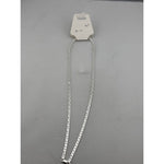 Diamond Cut Curb Silver Chain 925
