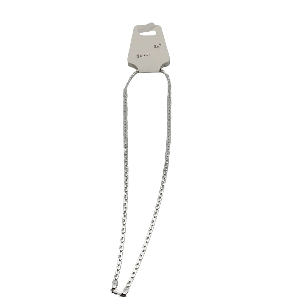 Diamond Cut Curb Silver Chain 925 | High Shine Faceted