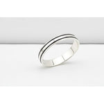 Double Band Silver Kada – 925 Sterling Silver Bracelet Polished Dual Layer Design