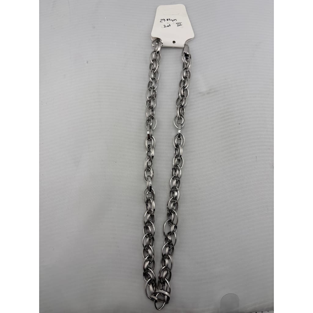 Double Cable Link Silver Chain 925 Silver (20 Inch, 29.87g) – view 2