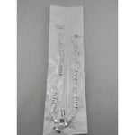 Dual Chain Wave Silver Anklet – 99.9% Pure Silver – Ghungroo Style – Adjustable – 36.80 g