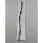 Dual Line Black Beaded Nazariya Anklet in 925 Sterling Silver