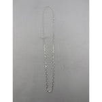 Elongated Cable Silver Chain 925 Silver (20 Inch, 6g) – view 2
