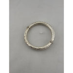 Engraved Hinged Kada Anklet – 925 Sterling Silver Thick Traditional Anklet – 66g