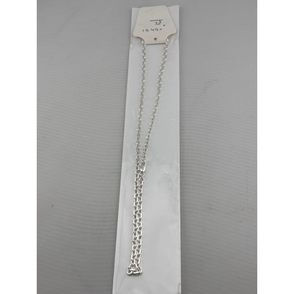 Fancy Link Silver Chain in 925 Sterling Silver