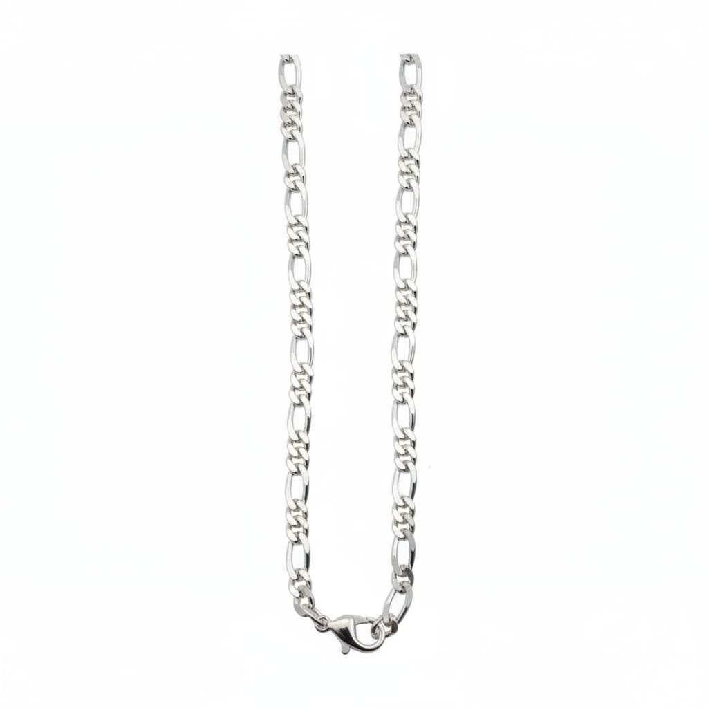 Figaro Silver Chain in 925 Sterling Silver | Classic