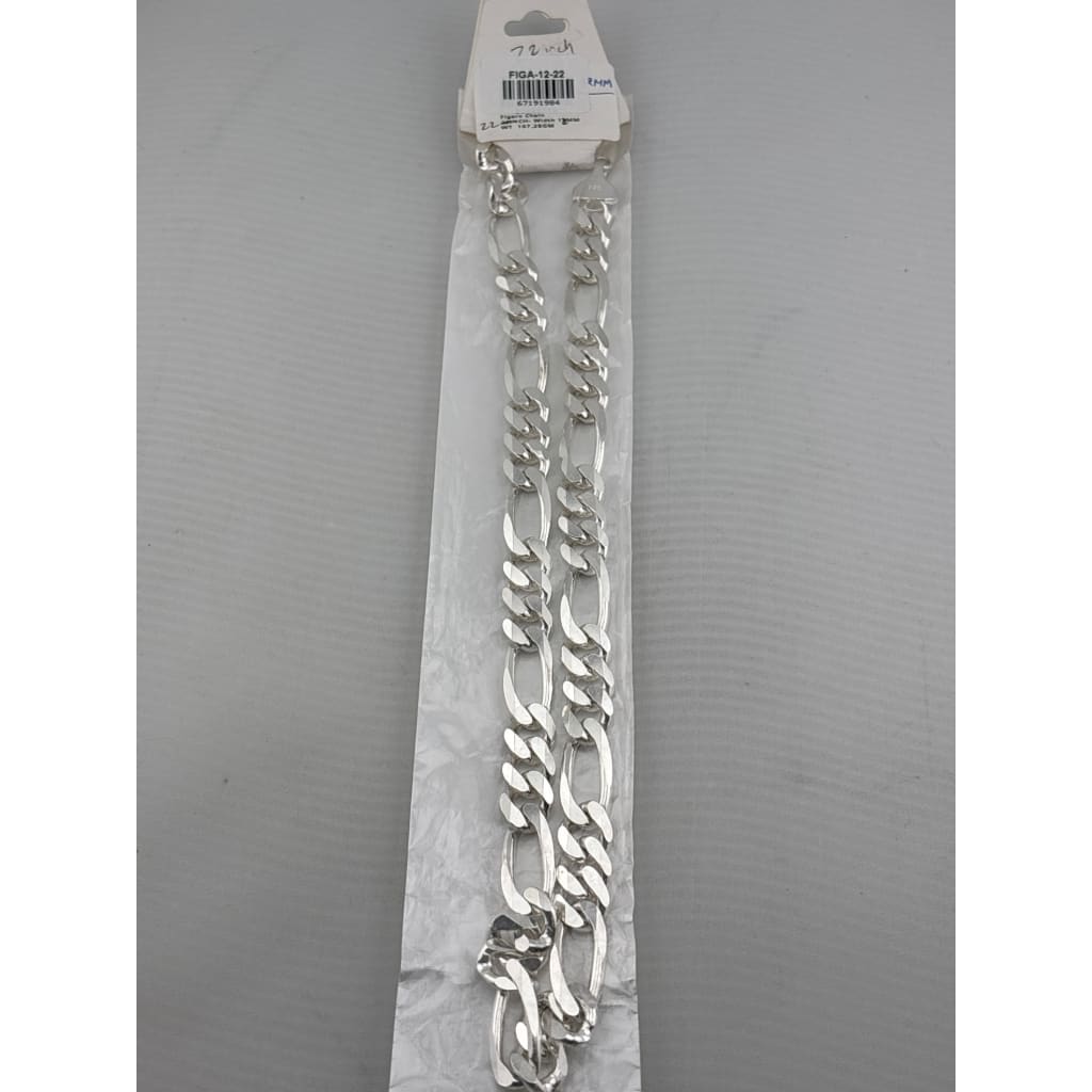 Figaro Silver Chain in 925 Sterling Silver | Classic