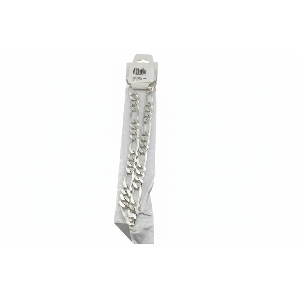 Figaro Silver Chain in 925 Sterling Silver | Italian Link Necklace