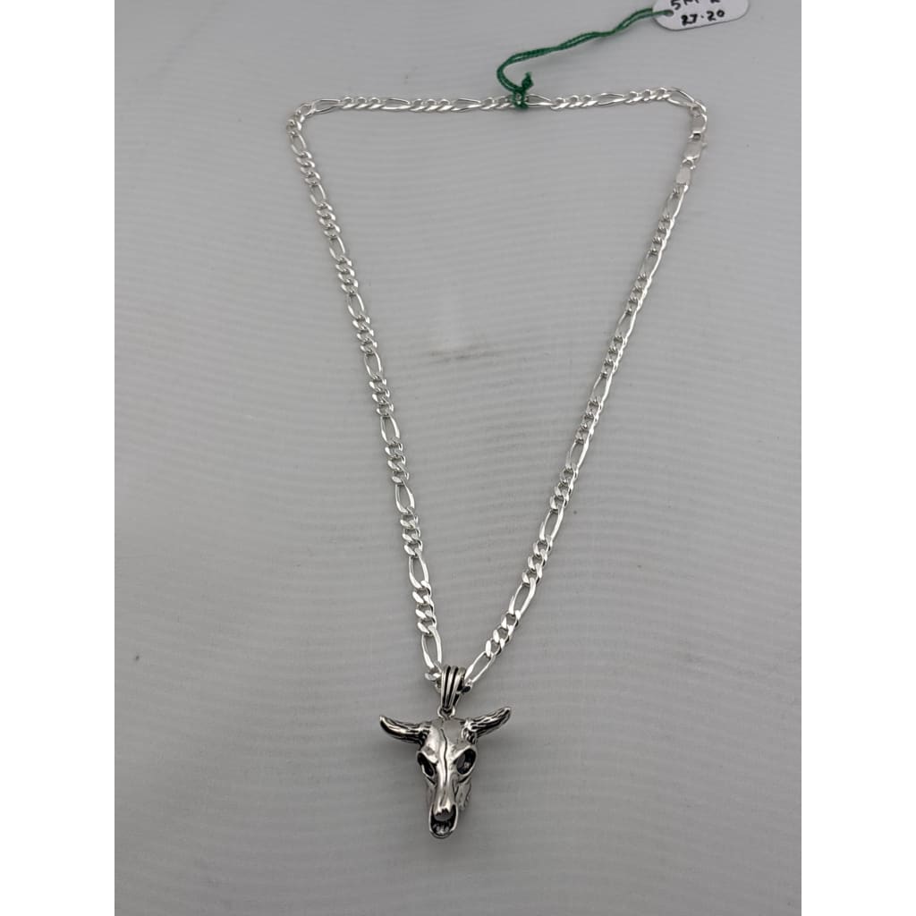 Figaro Silver Chain in 925 Sterling Silver | Italian Link Necklace