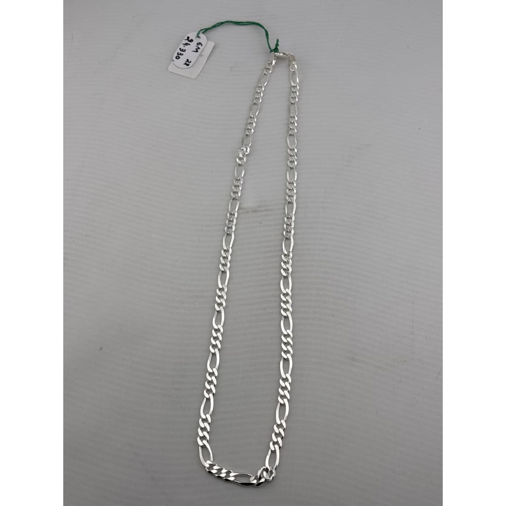 Figaro Silver Chain in 925 Sterling Silver | Italian Link Necklace