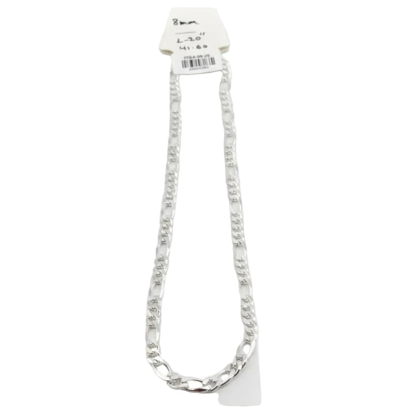 Figaro Silver Chain in 925 Sterling Silver | Classic