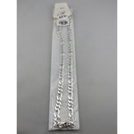 Figaro Silver Chain in 925 Sterling Silver | Italian Link Necklace